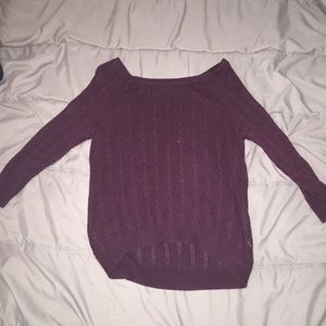 scoop neck sweater